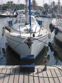 Bavaria 34 sailing yacht which is actually 35 feet long